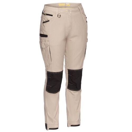 Bisley Womens Flx & Move Cargo Pants (BPL6044_BSTN) Stone 10 [GD]