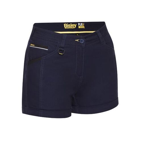 Bisley Womens Flx & Move Shorts (BSHL1045_BPCT) Navy 18 [GD]