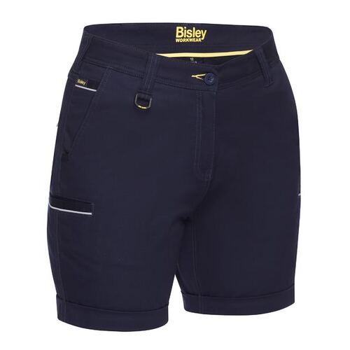 Bisley Womens Stretch Cotton Shorts (BSHL1015_BPCT) Navy 8