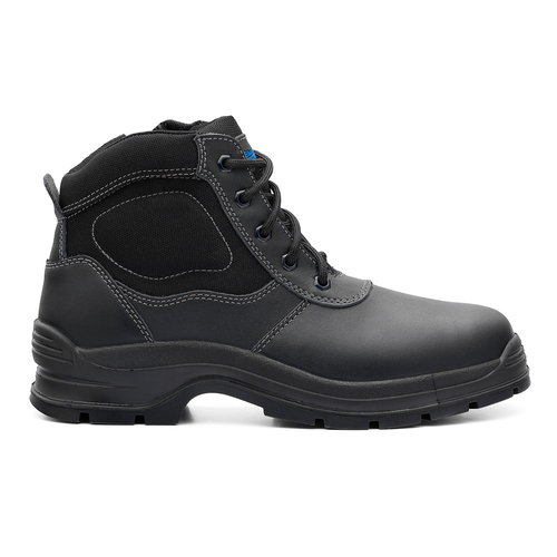 Blundstone Mens 419 Soft Toe Zip Side Boots (419) Black 4  [SD]