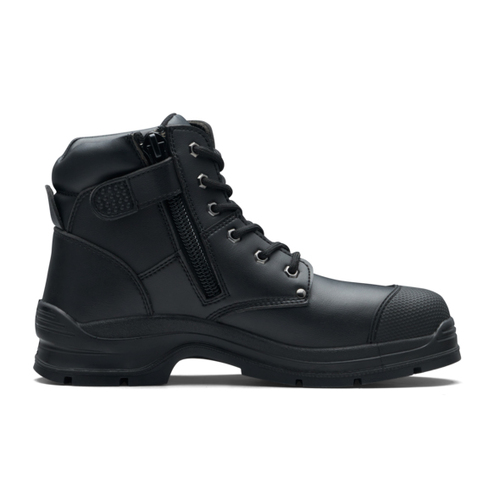 Blundstone Unisex 322 Ankle Zip Side Safety Boots (322) Black 5