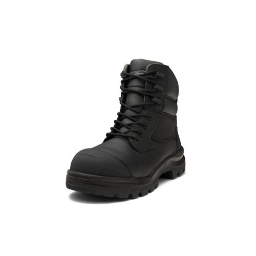 Blundstone Mens Rotoflex TPU Composite 6" Zip Lace Up Safety Boots (8561) Black 7