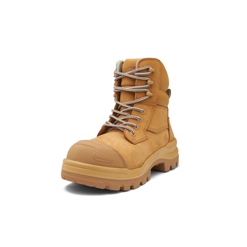 Blundstone Womens Rotoflex TPU Composite 6" Zip Lace Up Safety Boots (8860) Wheat 5