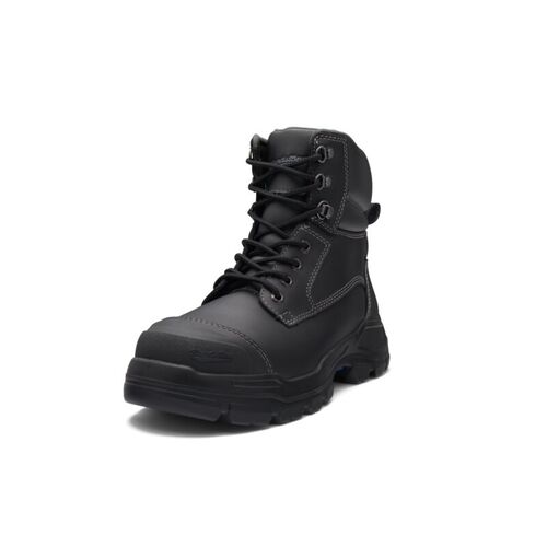 Blundstone Unisex Rotoflex PUR-Safety 150mm Ankle Zip Lace Up Boots (9061) Black 7