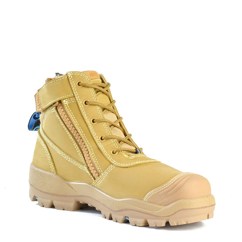 Bata Horizon Ultra Zip Sided Safety Boots (80488008) Wheat