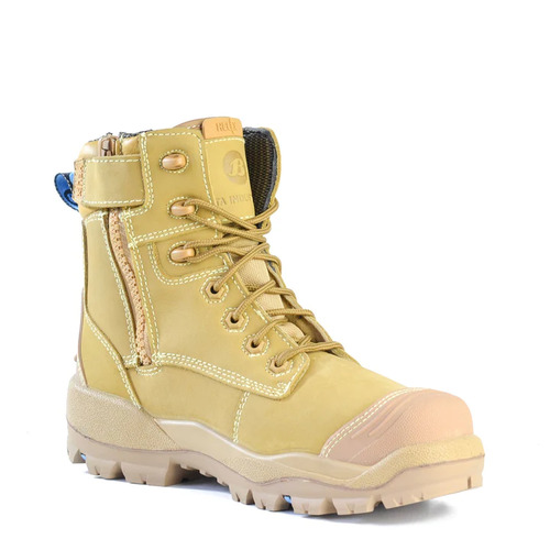 Bata Longreach Ultra CT Zip Sided Safety Boots (80488015) Wheat 6