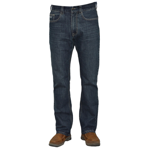 Bullzye Mens Lever Denim Jeans (B1W1200042) Stanley Wash [SD]