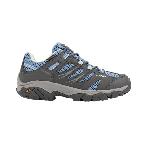 Hi-Tec Womens Tarantula Low WP Hiking Shoes (HOWTA300) Grey/Charcoal/Cornflower 7