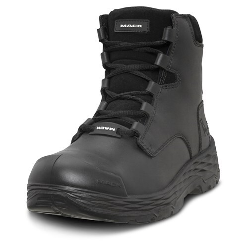 Mack Mens Force Zip Up Safety Boots (MK0FORCEZBBF) Black 7