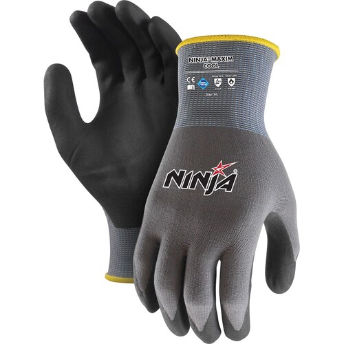Mack Ninja Maxim Cool Gloves (NIMXCLNFTGY) Grey S