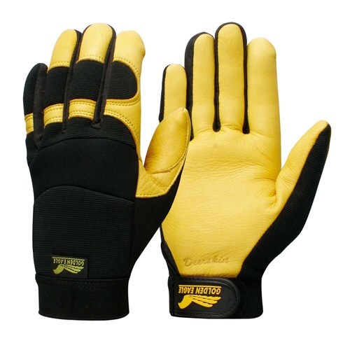 Mack Contego Golden Eagle Grip Tab Gloves (COGLDEAGLYB) Yellow/Black S