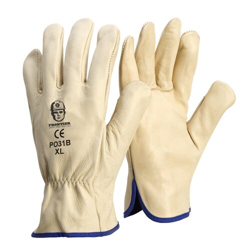 Mack Cowhide Rigger Work Gloves (FRRIGPREMBE) White L