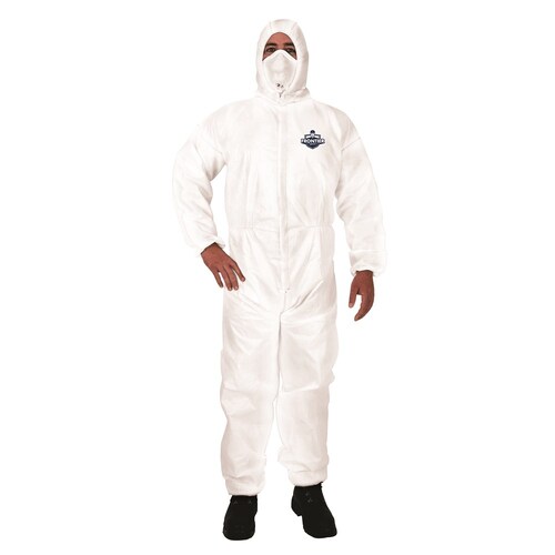 Frontier Microporous Type 5&6 Coveralls (FRCVRLWMPWW) White M