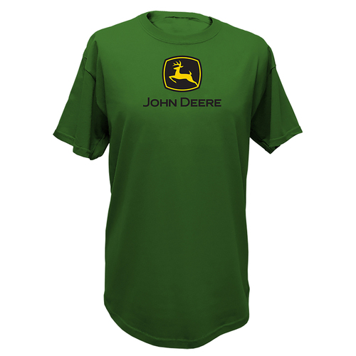 John Deere Mens JD Logo Tee (13000000GR03) Green S 