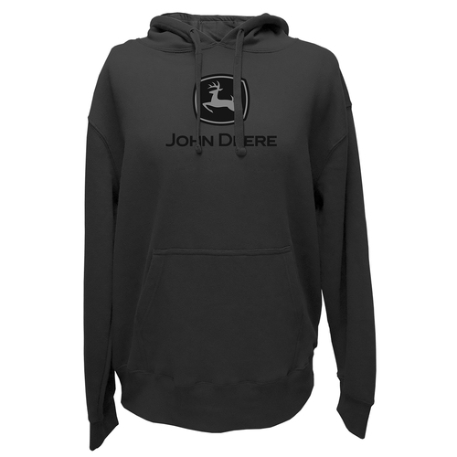 John Deere Mens JD Logo Fleece Hoodie (13021700CH03) Charcoal S 
