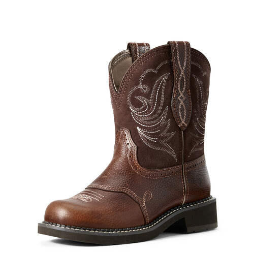 Ariat Womens Fatbaby Heritage Dapper Boots (10029492) Copper Kettle/Brownie [SD]