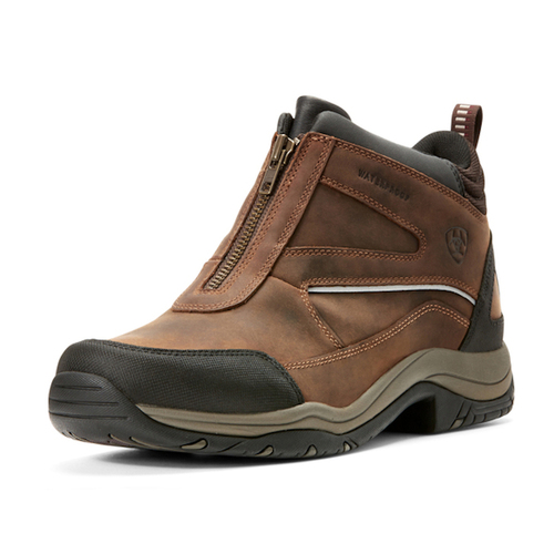 Ariat Mens Telluride Zip H20 Boots (10027325) Copper 7D