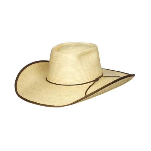 Sunbody Hats Alex Standard Palm Brim Hat (HG45ALEX) Natural Chocolate 54