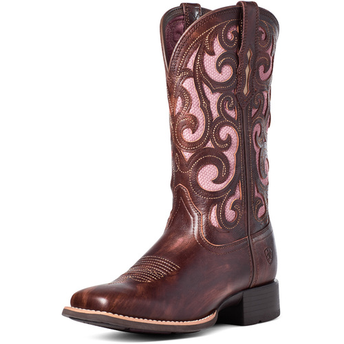 Ariat Womens Karma VentTEK Boots (10036024) Yukon Brown [SD]