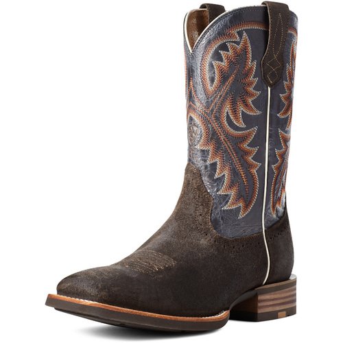 Ariat Mens Quickdraw Boots (10035997) Creek Mud/Galactic Blue [SD]