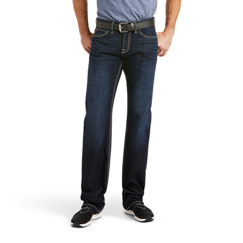 Ariat Mens M7 Rocker Straight Leg Stretch Jeans (10037964) Fairbanks Wyland 35x34 [SD]