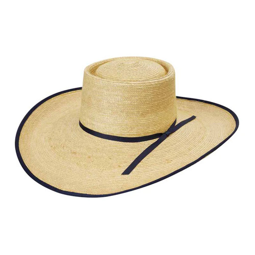 Sunbody Hats Unisex Reata 5" Brim Bound Edge Hat (HG5AOKRN) Oak Navy 52