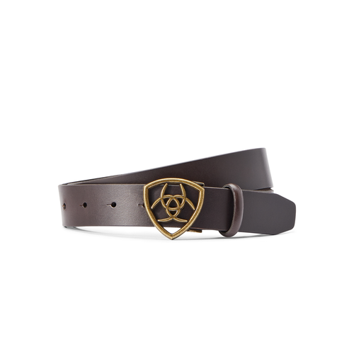 Ariat Unisex The Shield Belt (10043948) Cocoa XS [SD]
