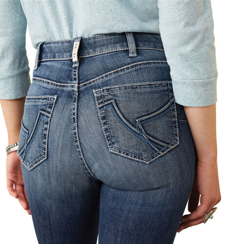 Ariat Womens R.E.A.L. High Rise Saylor Bootcut Jeans (10044389) Natalia