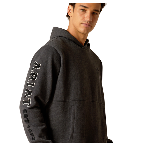 Ariat Mens Rabere Hoodie (10046332) Charcoal XS
