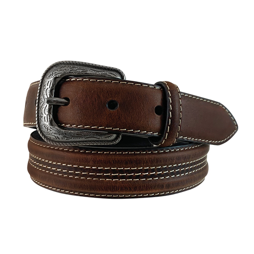 Roper Boys 1.1/4" Top Grain Leather Belt (1771300) Brown 20"