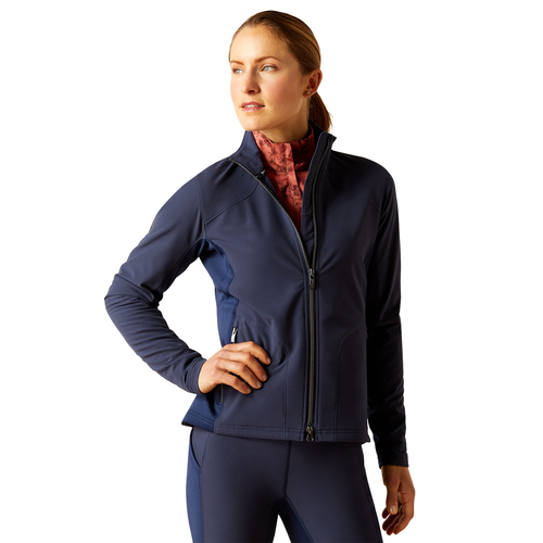 Ariat Womens Boreas Full Zip Jacket (10046086) Navy XS