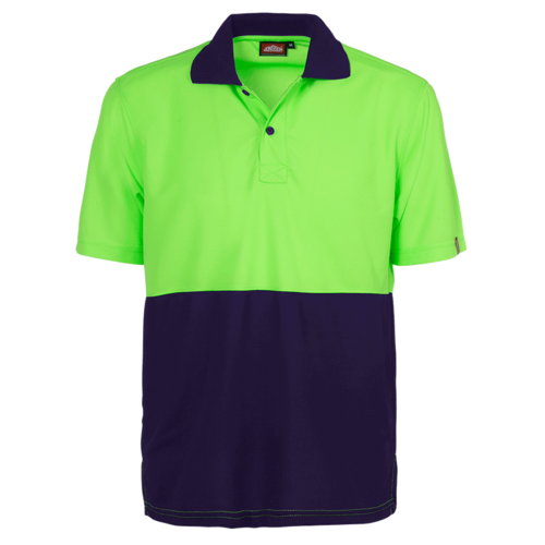 Jonsson Mens 2 Tone Hi Vis Golfer (JGHSTV) Navy/Lime Green [SD]