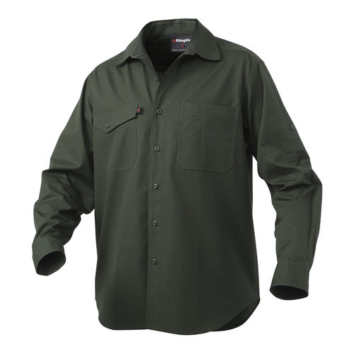 KingGee Workcool 2 L/S Shirt (K14820.GRN) Green XS
