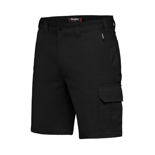 KingGee Mens Worker Shorts (K17100) Black 82 [GD]
