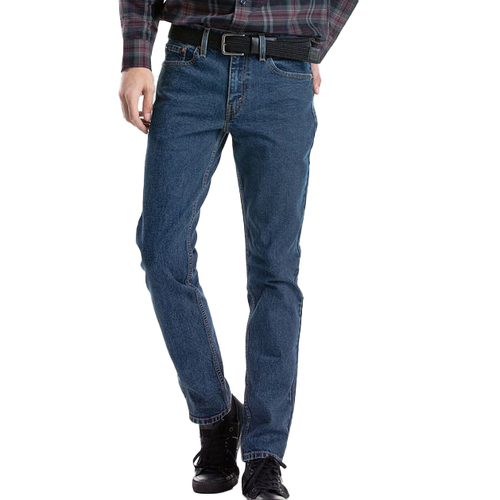 NWT Men's Levi's 511 Slim Side Zip Dark Wash Blue Stretch Denim Jeans ALL SIZES 