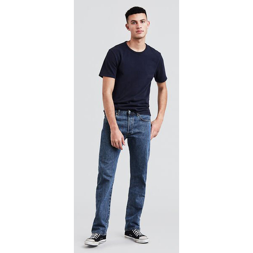 Buy Levi's Mens 501 Straight Fit Jeans (00501-0193) Medium Stonewash Australia