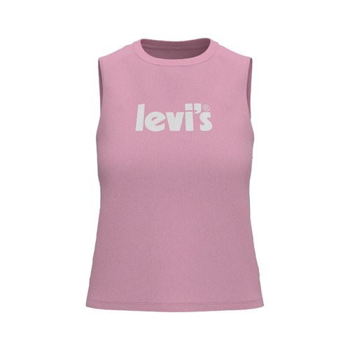 Levi's Womens Graphic Band Tank (18184-0025) Logo Prism Pink XL [SD]
