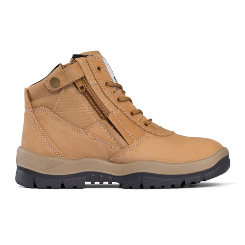 Mongrel Zip Sider Safety Boots (261050) Wheat 7
