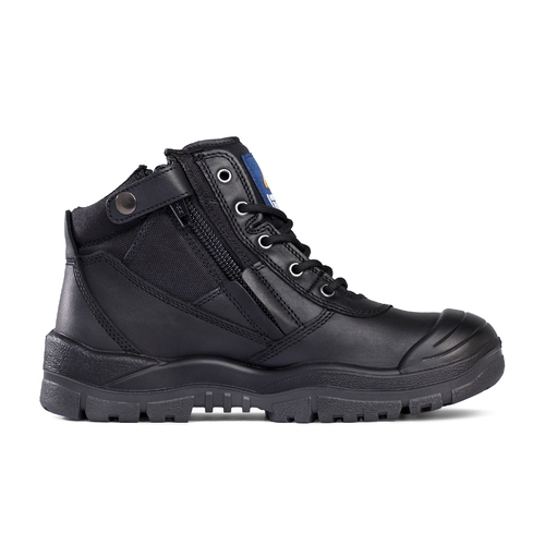 Mongrel Zip Sider Safety Boots (461020) Black 7