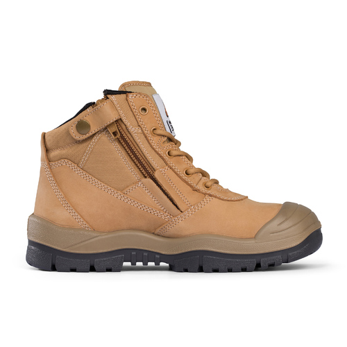 Mongrel Zip Sider Safety Boots (461050) Wheat 7
