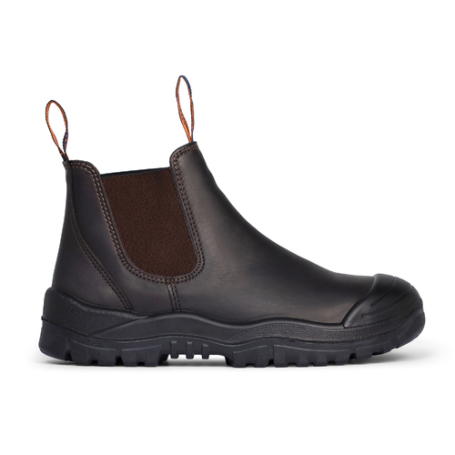 Mongrel Premium Elastic Sided Safety Boots (545030) Claret Oil Kip 7.5