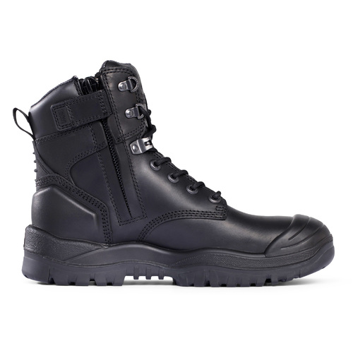 Mongrel High Leg Zip Sider Safety Boots w/ Scuff Cap (561020) Black 7