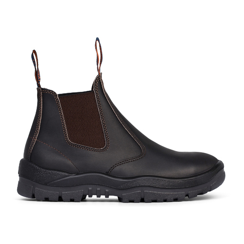 Mongrel Premium Elastic Sided Non Safety Boots (940030) Claret Oil Kip 7