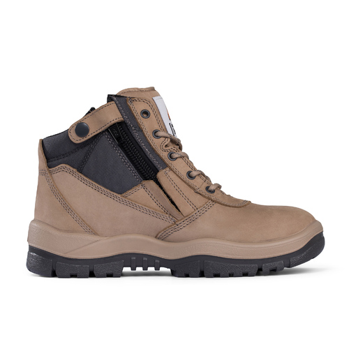 Mongrel Zip Sided Non Safety Boots (961060) Stone 7