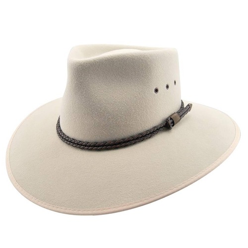 Statesman Countryman Wool Felt Hat (S0066671) Silver Belly 54