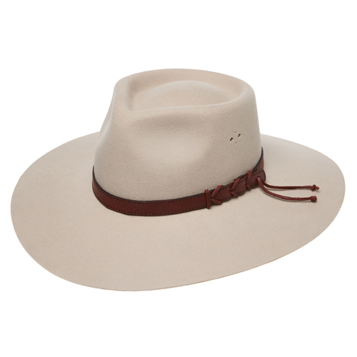 Statesman Big Australian Wool Felt Hat (S0116581) Silver Belly 57