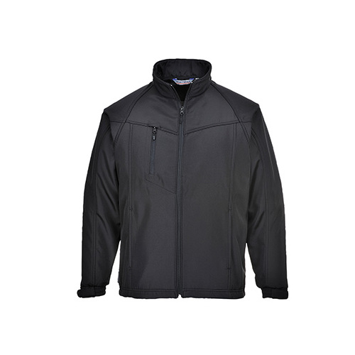 Portwest Mens Oregon Softshell Jacket (TK40BKR) Black S [SD]
