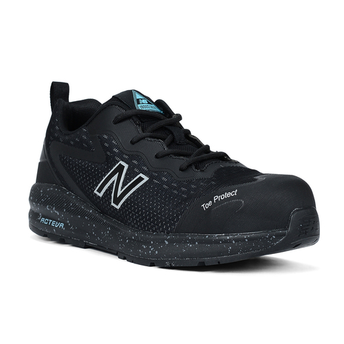 New Balance Womens Logic Composite Toe Shoes (WIDLOGI) Black/Blue 5.5D