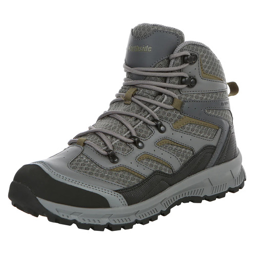 Northside Mens Croswell Mid WP Hiking Boots (N322250M949) Black/Olive 8 [GD]