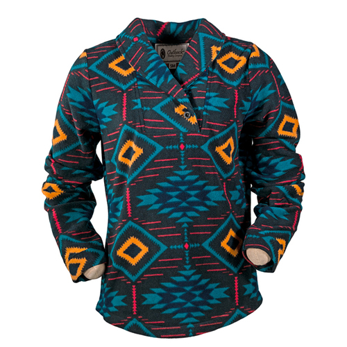 Outback Trading Womens Janet Pullover (40195) Teal [SD]